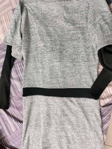 Gray Casual Dress