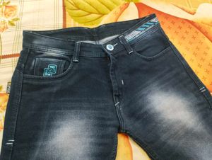 Dark Blue Denim Jeans