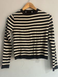 Striped Long Sleeve Top