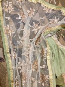 Elegant Green Anarkali Suit