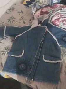 Denim Jacket with Sherpa Lining