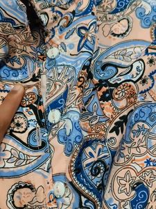 Paisley Print Dress