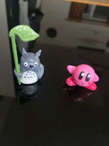 Totoro &amp; Kirby Clay Desk Buddies✨