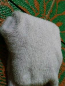 Fluffy White Sweater