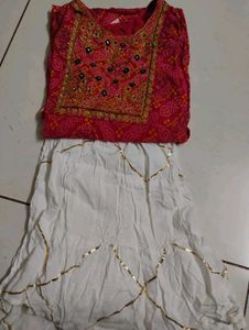 Two Combo Kurta Pant Set For Women