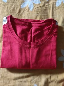 Red Crew Neck T-Shirt