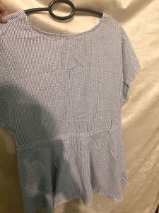 Striped Tie-Waist Top