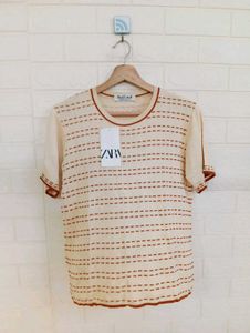 Striped Knit Tee