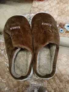 Cozy Brown Bear Slippers