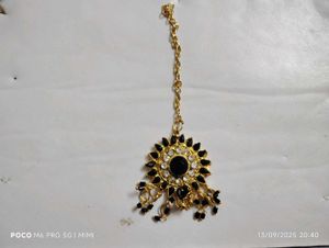 Elegant Black &amp; Gold Jewelry Set