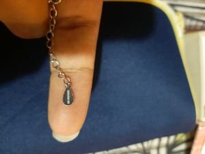 Pure Silver Necklace With Earings