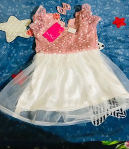Cute Frock With Hairband 😍