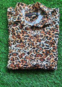 Tiger Print Men Shirt 👕