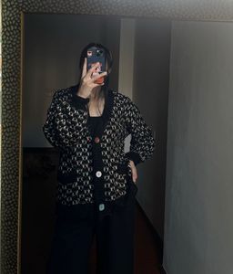PRINTED JACQUARD BUTTONED DOWN CARDIGAN