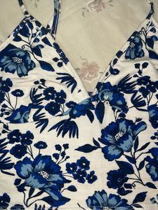 Blue Crop Top