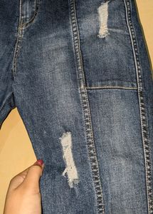 Denim Distressed Jeans