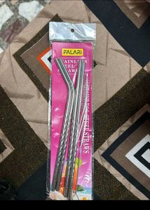 Steel Straws.