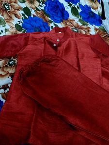 Elegant Red Kurta Set