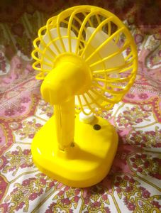 Mini Smart Fan Portable Ac Led Light Rechargeable