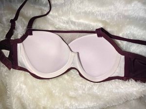 Lace Maroon Bra 34 C