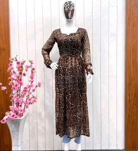 Leopard Print Maxi Dress