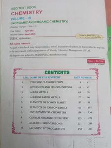 chemistry neo text book