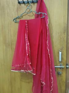 Elegant red Dupatta combo