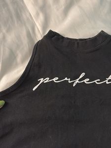 Black Perfect Crop Top