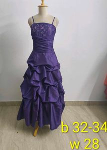 Purple Party Dress