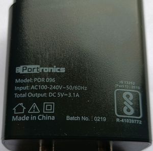 Portronics 15w ( 3 Usb Port )