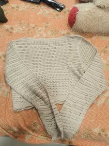Crochet Knit Sweater