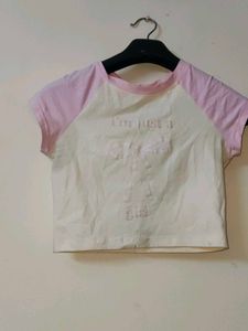 Cute Graphic Crop Top
