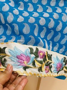 Sari with blouse piece