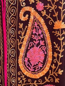 Kashmiri Embroidered Woolen Kurti