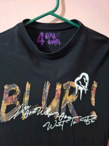 Oversized &#39;BLUR!&#39; Graphic Tee