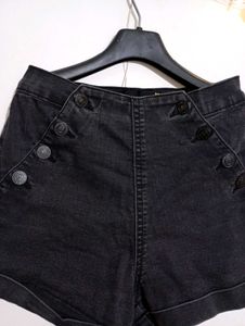 Shorts Charcoal Black Colour