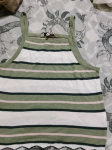Striped Knit Tank Top