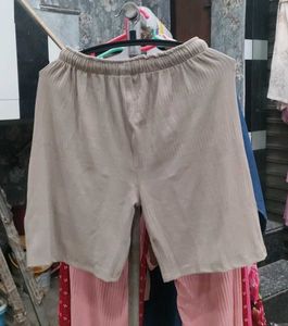 Beige T-Shirt &amp; Shorts Set