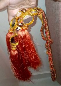 Mirrorwork Parandi For Hair
