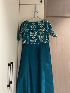 Elegant Green Ethnic Gown