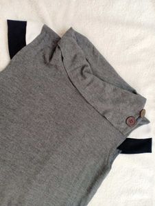 Stylish Gray Knit Dress