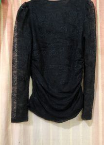 Combo Of Black Top With Free Yellow Capri