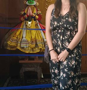 Black Floral Jumpsuit