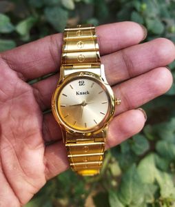 Combo Of 2 Golden Wrist Watch