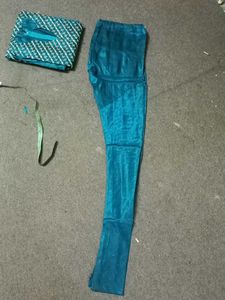 Teal Salwar Kameez Suit Set