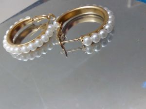 Korean Earrings Set With Stud And Scrunchies