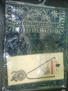 Indian Styles Kurti And Necklace With Earing