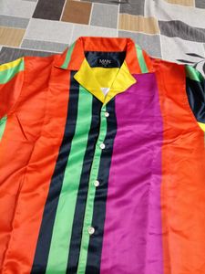 MAN Multi-Color Striped Shirt
