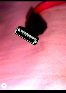 Pink Serial ATA (SATA) Data Cable - High-speed