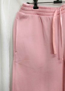 Pink Wide Leg Sweatpants